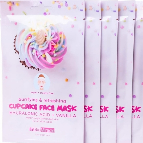 NWT! Biomiracle Sweet Dessert Scent Sheet Face Mask 3PCS - Picture 6 of 8
